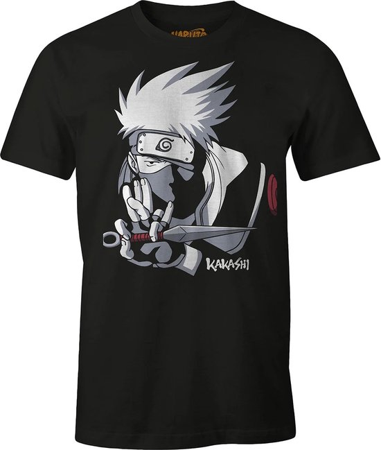 Naruto - Kakashi Black T-Shirt - L