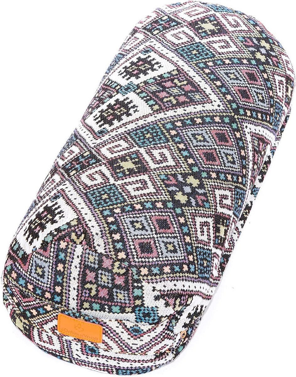 DoYourYoga Cilinder yogabolster met biologische boekweitdoppen (KBA
