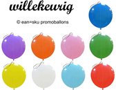 Ballonnen Assorti XL met elastiek - Multicolor - Latex - Ca. ⌀ 45 cm - 17 Stuks - Feest - Feestje - Verjaardag - Feestdecoratie - PunchBallon