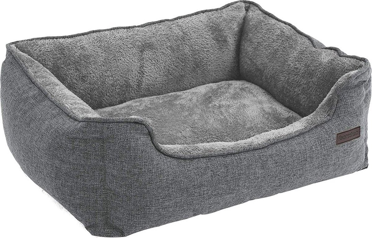 Hondenmand - Hondenbed - Kattenmand - Afneembare hoes -Grijs