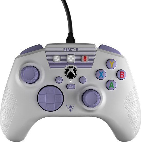 Turtle Beach REACT-R Violet, Blanc USB Manette de jeu PC, Xbox One, Xbox  Series S