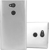 Coque Cadorabo pour Sony Xperia L2 en ARGENT MÉTALLIQUE - Housse de protection en silicone TPU flexible Case Cover