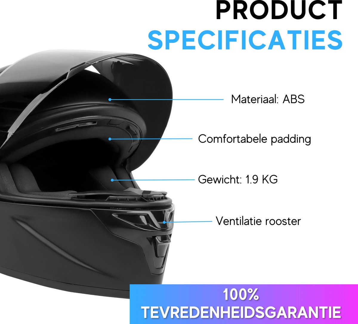 Galatée Adult Motorcycle Helmet with Sun Visor Togo Galatée Adult Motorcycle Helmet with Sun Visor Togo