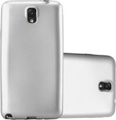 Cadorabo Hoesje geschikt voor Samsung Galaxy NOTE 3 in METALLIC ZILVER - Beschermhoes gemaakt van flexibel TPU silicone Case Cover