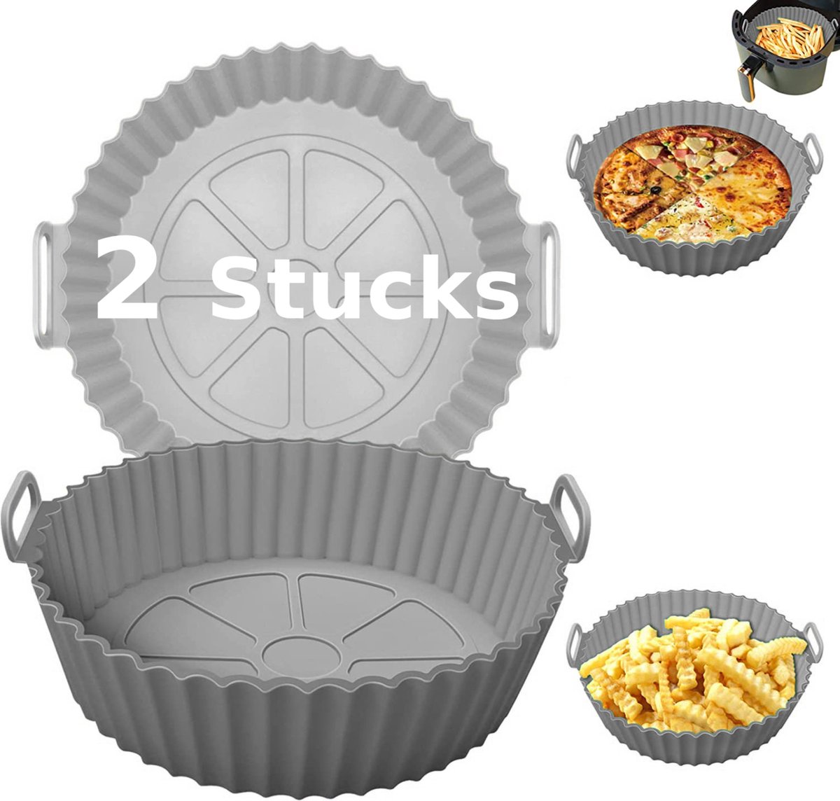 Siliconen Air Fryer Liner Accessoires voor COSORI Airfryer TurboBlaze 6L Compact, Vaatwasmachinebestendig Siliconen Airfryer Accessoires Siliconen Liners voor CAF-DC602-KUS Siliconen Air Fryer Liner Accessoires voor COSORI Airfryer TurboBlaze 6L Compact, Vaatwasmachinebestendig Siliconen Airfryer Accessoires Siliconen Liners voor CAF-DC602-KUS