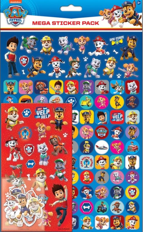 PAW Patrol Mega PAW Patrol Stickers Stickervellen Groot formaat