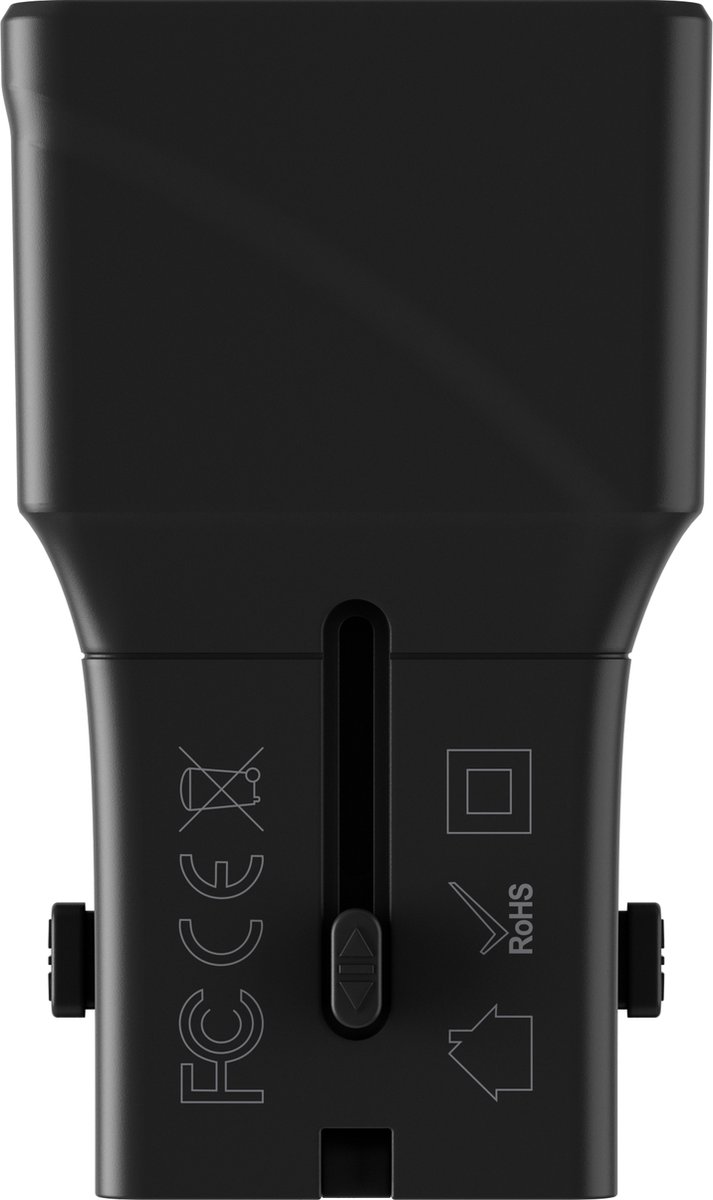 Rolling Square Universele Mini Wereldstekker - USB-C & USB-A - 150+ Landen - Lichtgewicht Reisstekker & Internationale Travel Adapter - Amerika (USA), Zuid-Amerika, UK, Azië, Europa & Afrika - Zwart — cadeau in Gadgets - foto 6