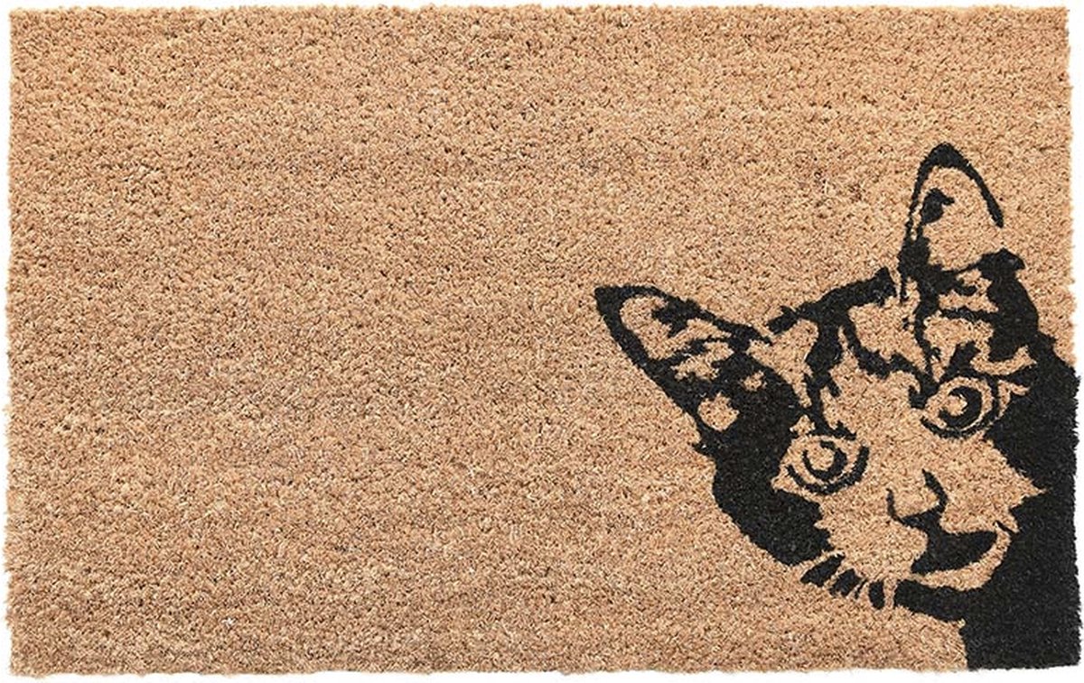 Esschert Design Deurmat 40 X 60 Cm Kokosvezel/pvc Bruin/zwart