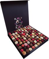 Niet normaal groot 'Happy Marriage' bruids-boxen Huwelijks Chocolade box: Luxe trouwcadeau, huwelijkscadeau met handgemaakte chocolade Truffels
