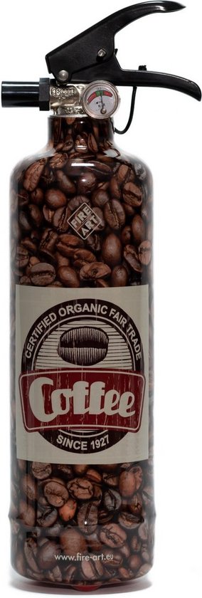 Fire Art Coffee Beans koffiebonen design Brandblusser