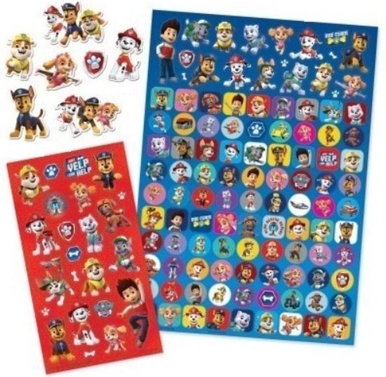 PAW Patrol Mega PAW Patrol Stickers Stickervellen Groot formaat