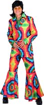 Hippie Kostuum Broadwayne Heren - Hippie Pak - Disco - Verkleedkleding - Maat XL