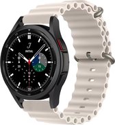 Bandje Voor Huawei Sport Ocean Band - Sterrenlicht (Wit) - Maat: 20mm - Horlogebandje, Armband