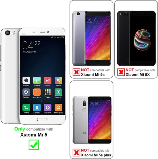 Étui Cadorabo pour Xiaomi Mi 5 en BRUN CAFÉ - Étui de protection avec fermeture magnétique