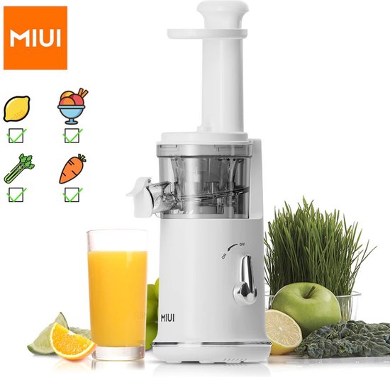 EXREIZST Entsafter Slow Juicer -Große 103mm Öffnung Entsafter Gemüse und Obst Testsieger 250W Entsafte 100% BPA-Frei I Best Juicer Machine Saftpresse elektrisch Masticating
