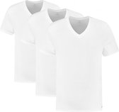 Michael Kors performance cotton 3P V-hals shirts basic wit - S