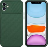 Cadorabo Hoesje geschikt voor Apple iPhone 11 in Bonbon Groen - Beschermhoes van flexibel TPU-silicone Case Cover en met camerabescherming