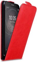 Cadorabo Hoesje geschikt voor Sony Xperia L2 in APPEL ROOD - Beschermhoes in flip design Case Cover met magnetische sluiting