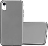 Cadorabo Hoesje geschikt voor Apple iPhone XR in METALLIC GRIJS - Beschermhoes gemaakt van flexibel TPU silicone Case Cover
