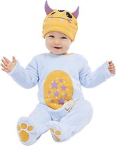 Costume Smiffys pour Kinder - Kids jusqu'à 1 an - Petit Monster Blauw Bébé