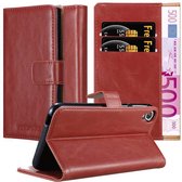Étui Cadorabo pour HTC Desire 820 en ROUGE VIN - Housse de protection avec fermeture magnétique, fonction support et poche pour cartes Book Case Cover Etui