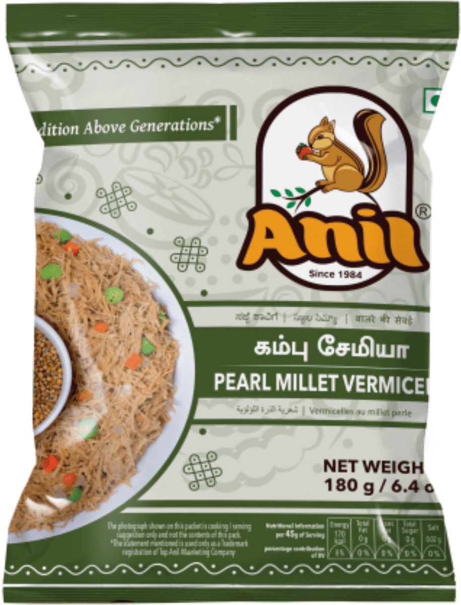 Anil - Parelgierst - Pearl Millet Vermicelli - 3x 180 g