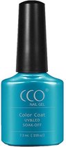 CCO Shellac - Gel Nagellak - kleur Clean Sky 68061 - Blauw - Dekkende kleur - 7.3ml - Vegan