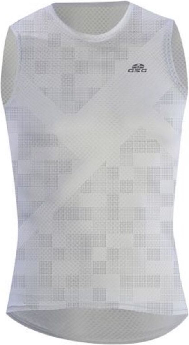 GSG Baselayer TRIAX sleeveless unisex White maat S