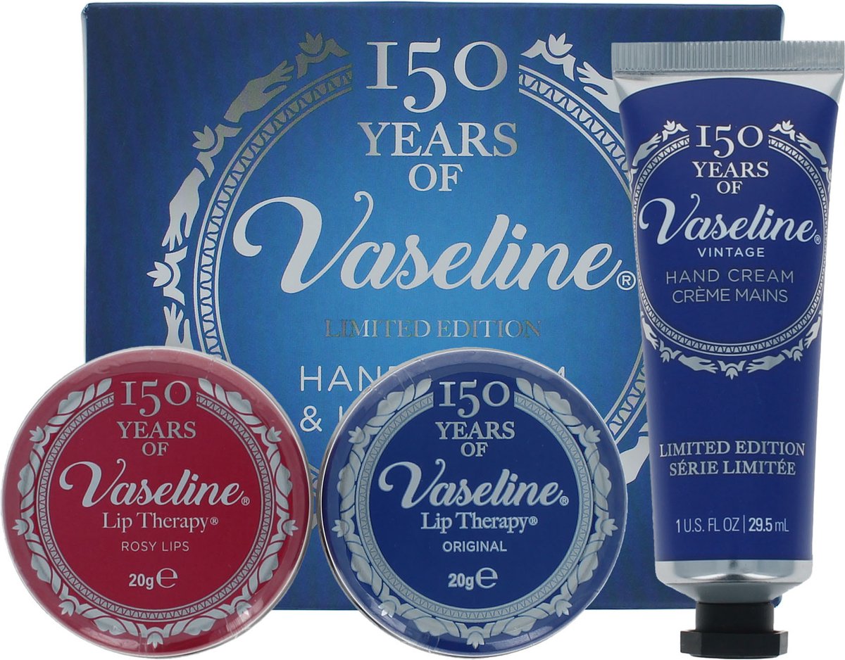 Goedkoopste Vaseline Hand Cream & Lip Therapy Cadeauset - Limited Edition