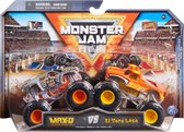 Monster Jam - Max-D vs. El Toro Loco - Speelgoedvoertuig - Schaal 1:64