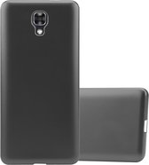 Cadorabo Hoesje geschikt voor LG X SCREEN in METALLIC GRIJS - Beschermhoes gemaakt van flexibel TPU silicone Case Cover