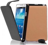Cadorabo Hoesje voor Samsung Galaxy NOTE 3 in ZWARTE OXIDE - Beschermhoes in flip-design Case Cover van getextureerd imitatieleer