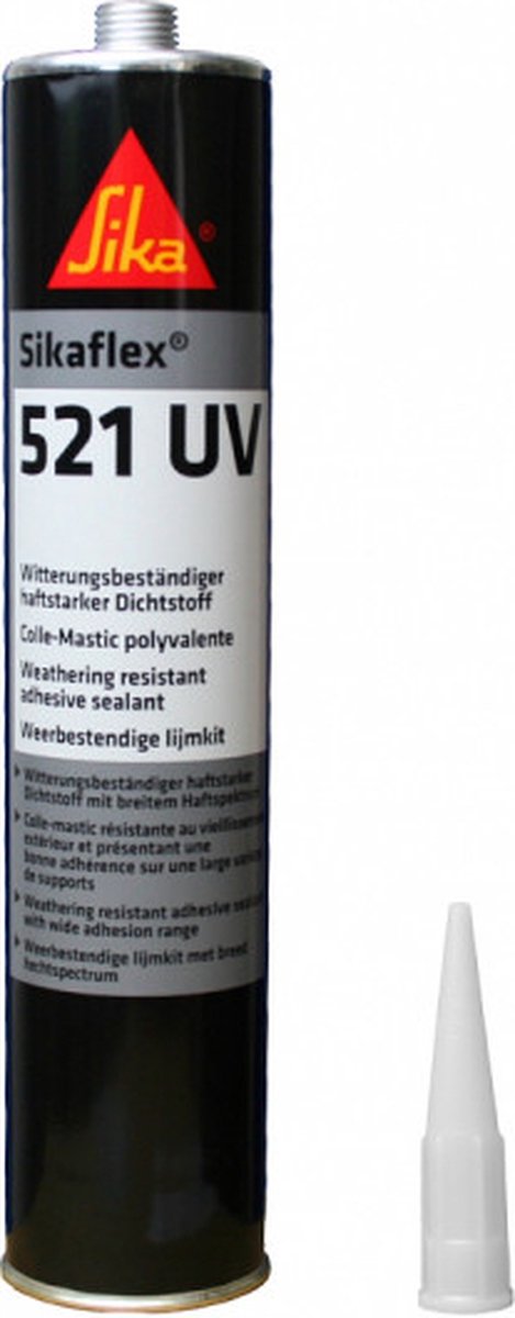 SIKA Hybride kitlijm Sikaflex 521 UV - Lichtgrijs - 300ml