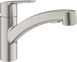 Start Keukenmengkraan Lage Uitloop Uittrekbare Dual Spray