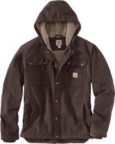 Carhartt Bartlett Work jacket - Duck Fleece doublé - Marron foncé - Homme - taille XXL (convient à du 3XL)