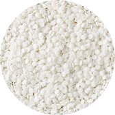 BrandNewCake® Eetbare Taart Mini Confetti Rondjes Wit Ø4mm 500gr - Taartdecoratie Sprinkles - Strooisel - Taartversiering