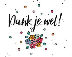 Wenskaart Dankjewel