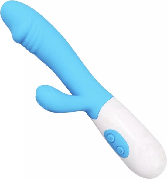 G-Spot Vibrator met Verschillende Trillingen | Waterdichte Siliconen Elektronische Clitoris Penetratie Dildo | Blauw