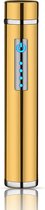 Elektronische - Plasma USB - Aansteker - Storm aansteker - Compact formaat - Oplaadbaar - Kleur Goud