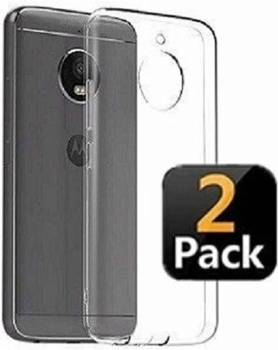 Motorola Moto E4 PLUS Hoesje TPU Siliconen Transparant 2x