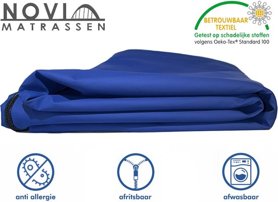 Sleepzen - Matrasbeschermer 150x200cm 100% biologisch katoen met Oeko-Tex®-certificaat - Bescherming tegen huisstofmijt, hypoallergeen, ademend, geruisloos - Gemaakt in Europa - Hoeslakenformaat