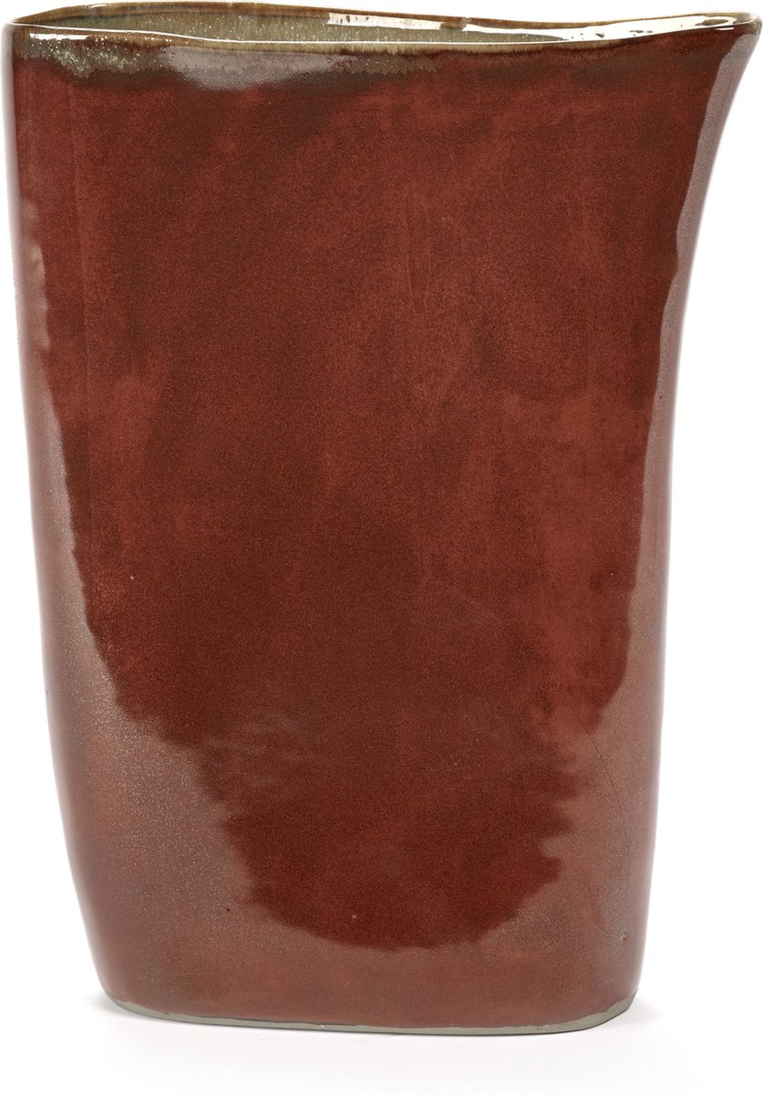 Serax Terres de Rêves by Anita Le Grelle Vaas - 26x11x32,8 cm - Rust/Misty Grey