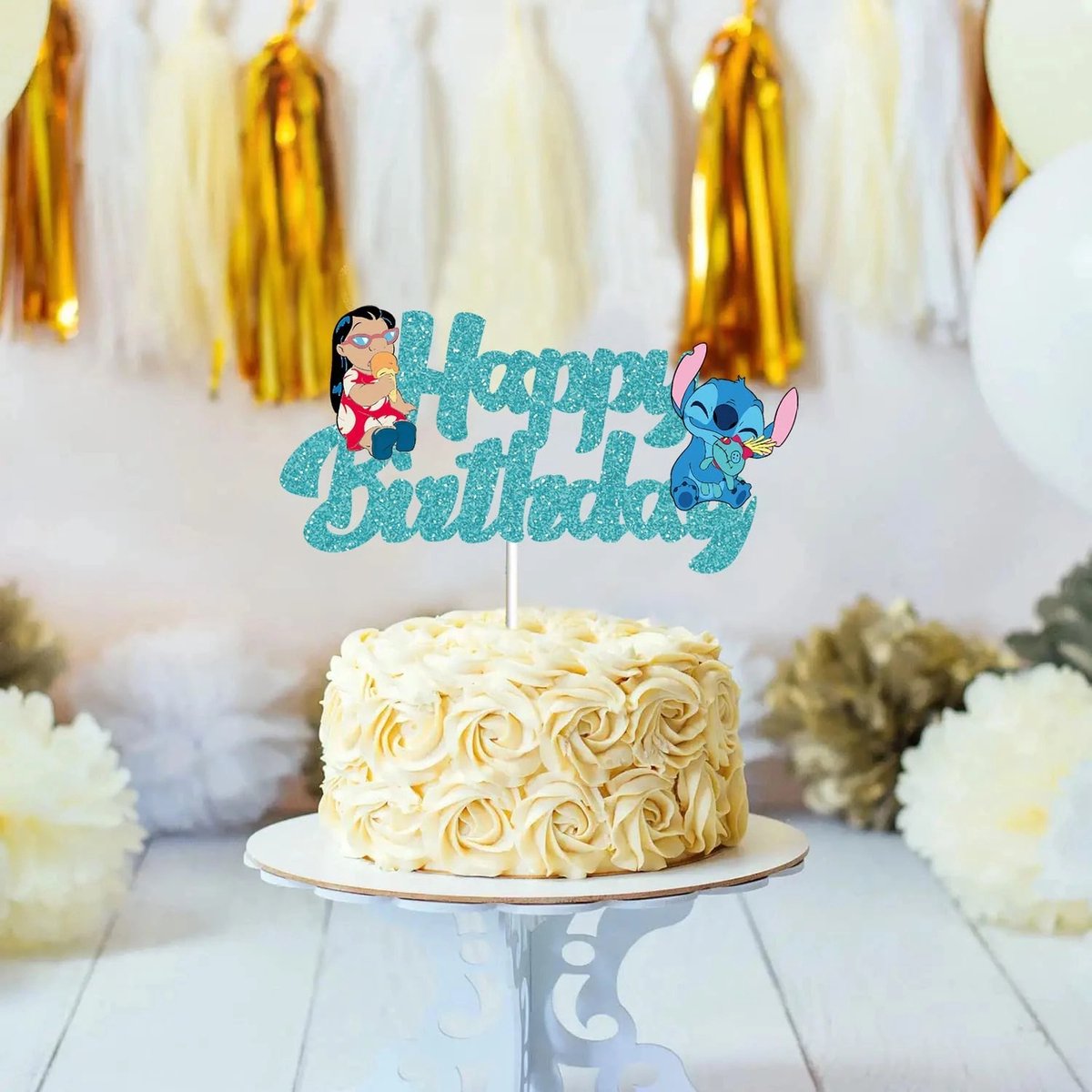 Stitch Décorations de Fête d'anniversaire, Décoration de gâteau de