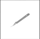 Couteau scalpel | Couteau de Chirurgie | stérile avec lame en acier | 3 pièces.