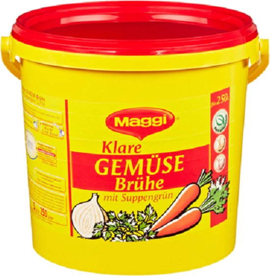 Maggi heldere groentebouillon met groenten, voor 250 l kantenklare