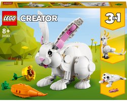 foto van LEGO Creator 3-in-1 Wit Konijn - 31133