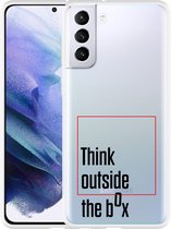 Hoesje Geschikt voor Samsung Galaxy S21 Plus Think outside the Box