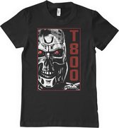 The Terminator Heren Tshirt -4XL- T-800 Machine Zwart