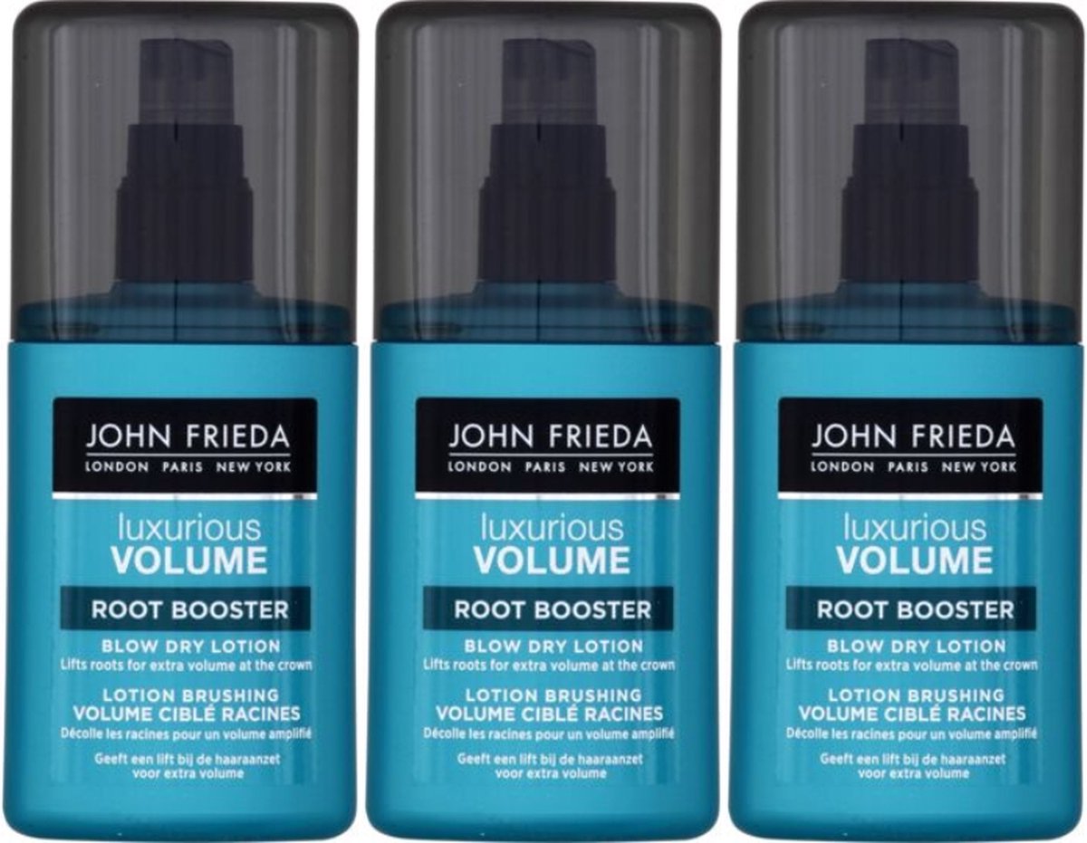 John Frieda Volume Lift Root Booster Blow Dry Lotion Bundelverpakking - 3 x 125 ml