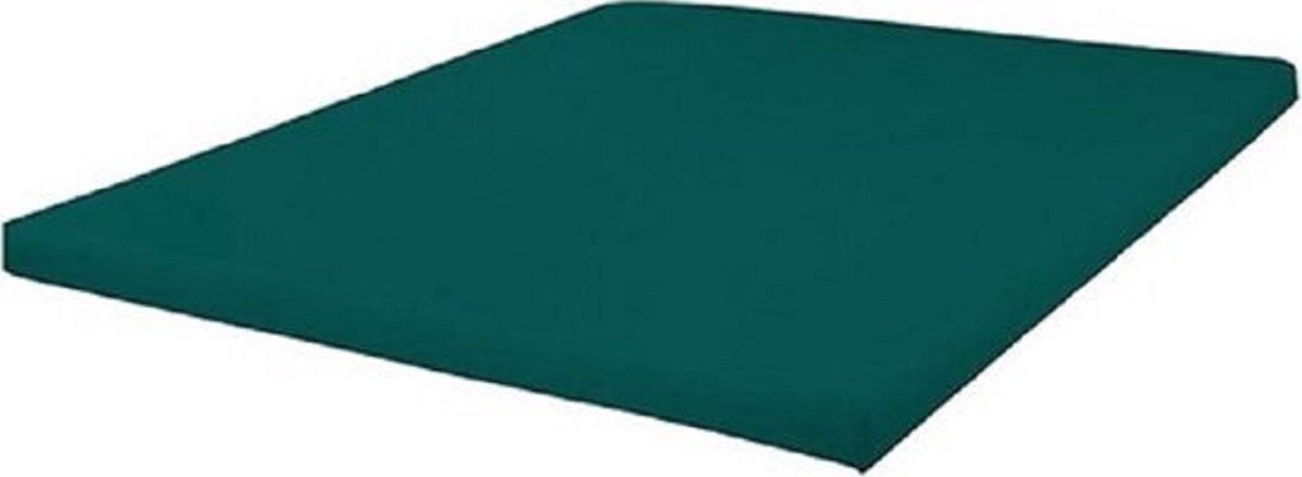 Bed Care Jersey Stretch Topper Hoeslaken - 140x200 - 15CM - Turquoise